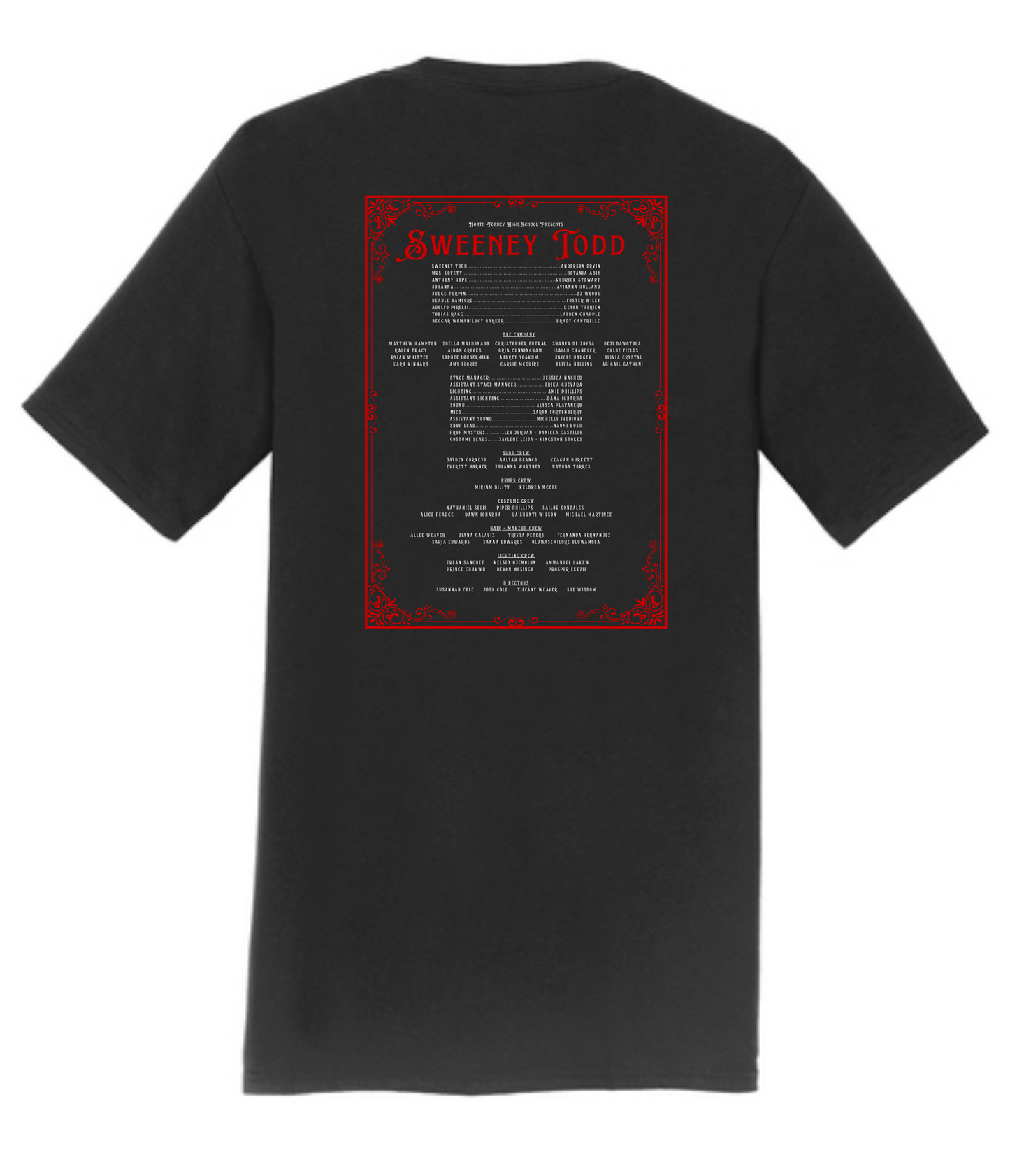 North Star Theatre- Sweeney Show, Short Sleeve Tee