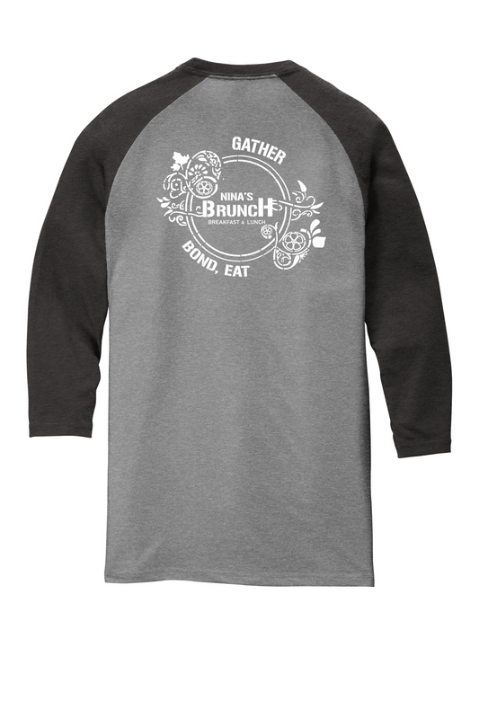 Nina's Brunch 3/4 Sleeve Men's T-Shirt