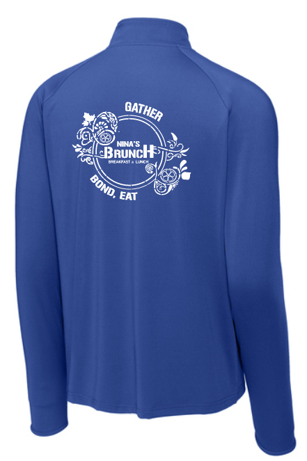 Nina's Brunch Men's Quarter-Zip pullover