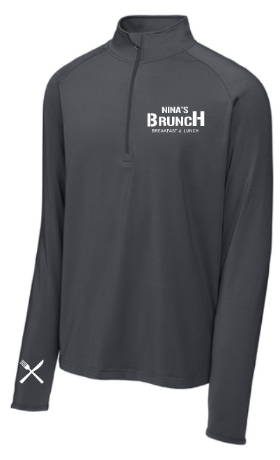 Nina's Brunch Men's Quarter-Zip pullover
