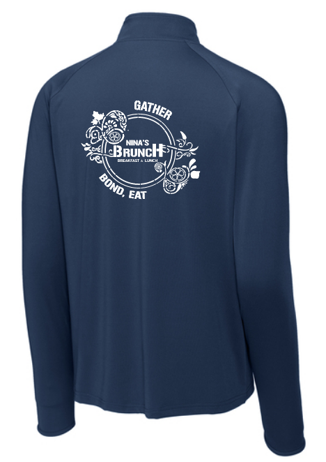 Nina's Brunch Men's Quarter-Zip pullover