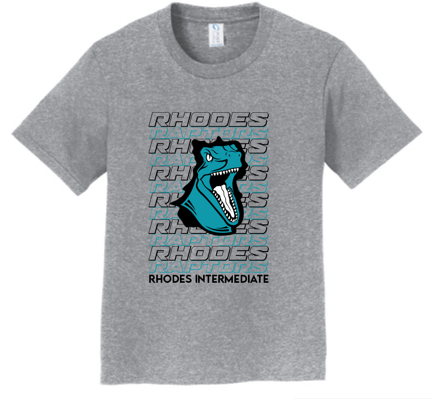 Rhodes Intermediate - Raptors on Repeat T-shirt and Crewneck