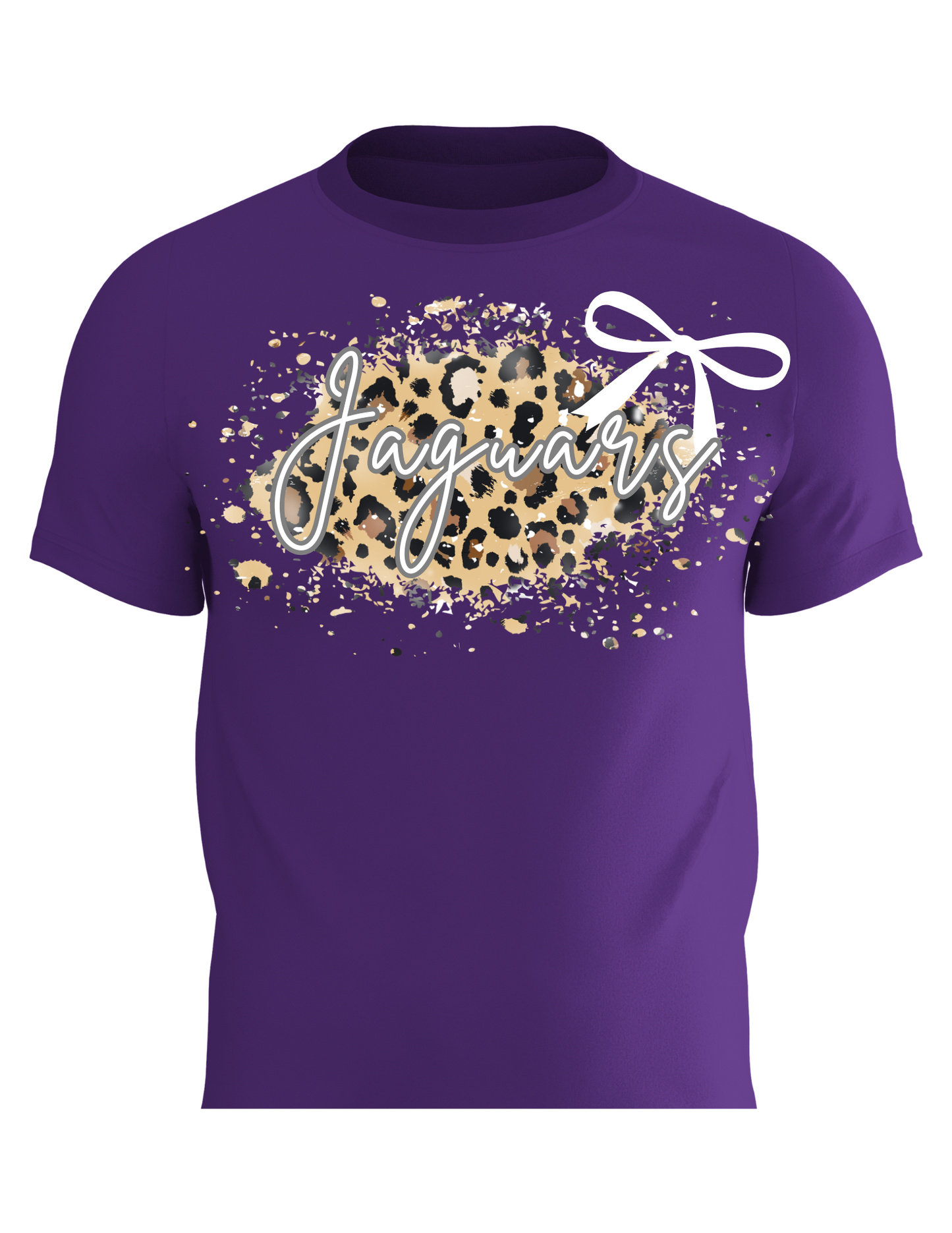Leopard Bow Jaguars (Tee & Sweatshirt)