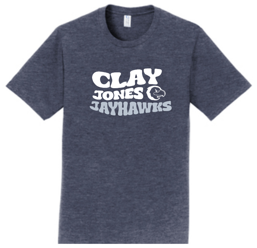 Jones Intermediate- Retro Jayhawks t-shirt