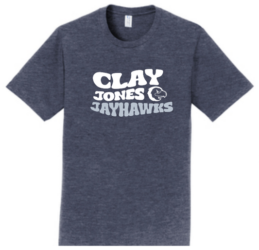 Jones Intermediate- Retro Jayhawks t-shirt