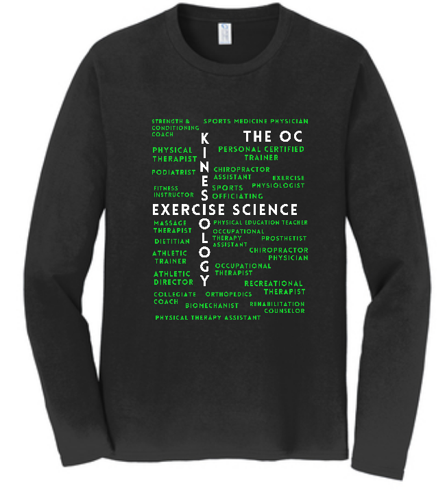 The OC Exercise Science- long sleeve Exercise Science tee