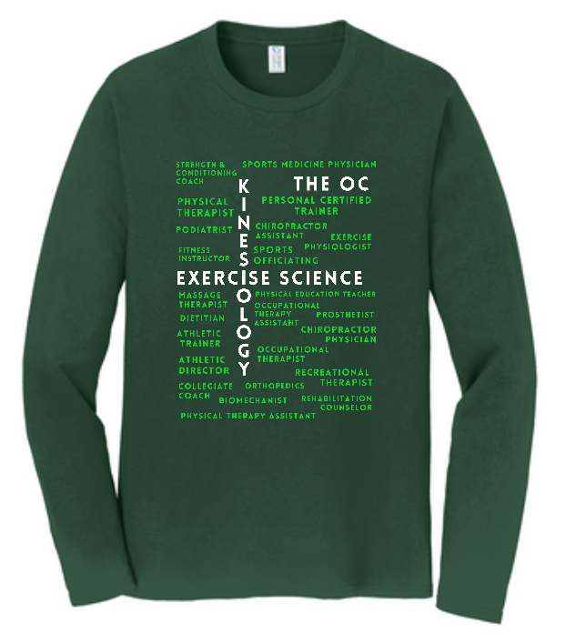 The OC Exercise Science- long sleeve Exercise Science tee