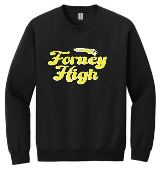 Forney High retro crewneck sweatshirt