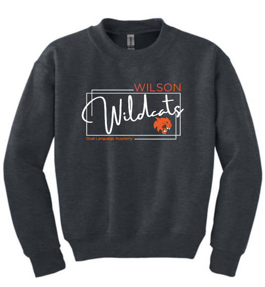 Wilson Elementary School - Wild for Wildcats crewneck