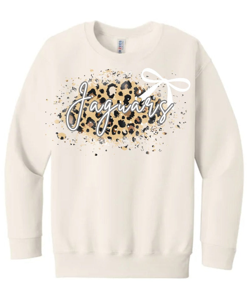 Jackson Leopard Bow Jaguars (Tee & Sweatshirt)