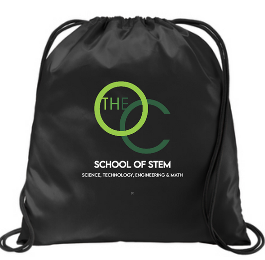 School of STEM- drawstring cinch bag