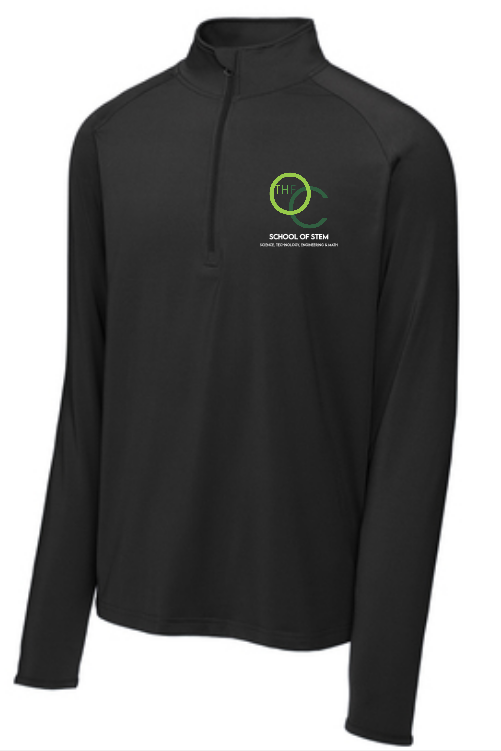 STEM logo 1/4 zip pullover