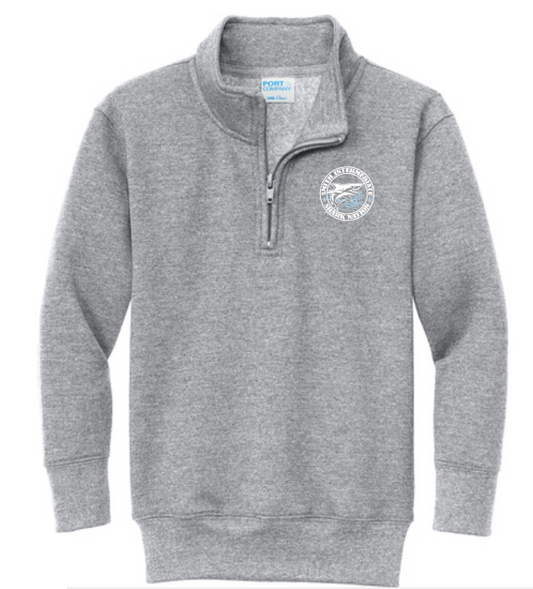 Smith Intermediate - Shark Nation Quarterzip, gray
