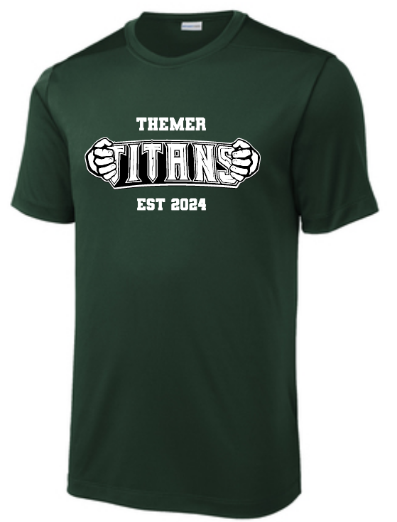 Themer Titans Hands, short sleeve performance t-shirt