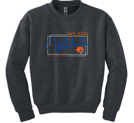Wilson Elementary School - Wild for Wildcats crewneck